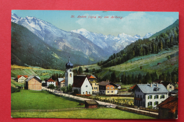Postcard PC St Anton am Arlberg / 1915-1925